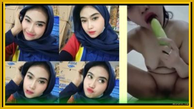 Pegawai Indomart Jilbab Semok Seksi Doyan Colmek Timun