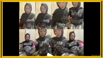 Laras Cewek Jilbab Cosplay Venom Spiderman Colmek
